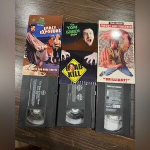 Vintage Tom Green VHS Tapes - RARE